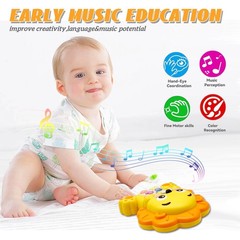 Musical Toys for 1 Year Old Boys and Girls, Baby Light Up Piano Small, Lion