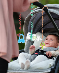 Littlehugs Toy Straps for Baby, Adjustable Toy Holder for Stroller Accessories,