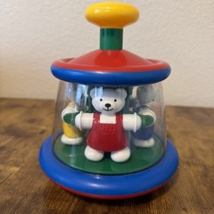 Ambi Toys Tess & Ted Pop Toy Push Bear Spins PopUp Baby 7.5 Inch Baby Einstein