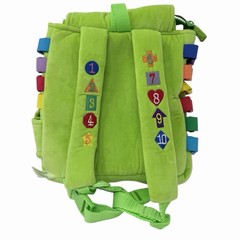Buckle Toy – Buddy Activity Backpack – Educational Learning Toy with Zippered