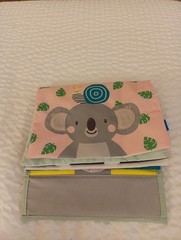 Tummy Time Toys High Contrast Baby Book Fun Interactive Crinkle Books for Babies