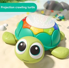 Musical Turtle Crawling Baby Toy With Light Projection Toys