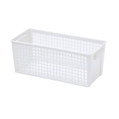 Portable Rectangular Basket Small Pantry Organizer Bins Sturdy Storage Box