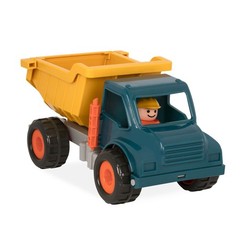 Yellow Dump Truck – Classic Toddler Trucks – Kids Construction Toys – Soft Rubbe