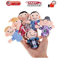 6 PCS Family Finger Puppets for Toddlers 1-3 – Interactive Educational Animal…