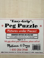 Peg Puzzle child game , 2-4 years old