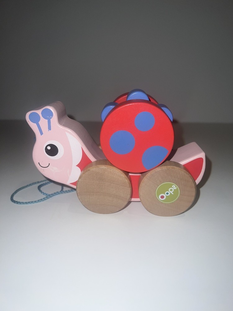 Pull Toy ® Push and Pull Play Pull & Fun Toy, Ladybug