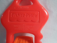 Fisher Price 2002 Plastic Developmental Baby Key Toy
