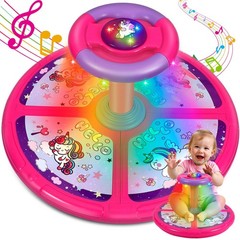 Unicorn Sit and Spin Toys for Toddlers, Extra Large Size, Christmas Birthday …