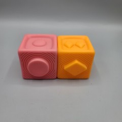 Soft Stacking Blocks Baby Sensory Toys Numbers Shapes Stacking Lot Of 9