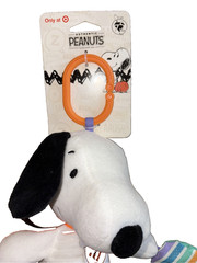 Peanuts Snoopy or Woodstock Vampire Halloween Stroller Clip Activity Toy NWT
