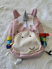 Mini Unicorn Backpack with Buckle, Lace and Zipper- Clean and Unused