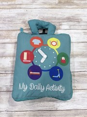 My Daily Activity Soft Cloth Toddler Zip Up Book Fine Motor