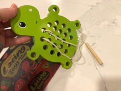 Wooden Sea Life Lacing Toys for Toddlers Fine Motor Skill Educational Learning T