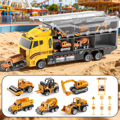 Lucky Doug Construction Truck Toys for Toddler Boys Agees 2-8, Boy Construction