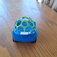 Oball Easy Grasp Rattle & Roll Toy Sports Car Used