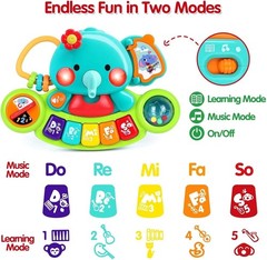 Multifunctional Elephant Piano Toy – Perfect for Fine Motor Skills Development