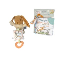 Guess How Much I Love You Gift Set Nutbrown Hare Square Squeaker Soft Baby Book