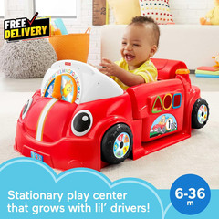 Laugh & Learn Crawl around Car Red Interactive Play Center with Smart Stages L..