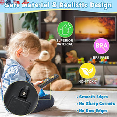 Baby TV Remote Control Toy with Sound and Light, Music Toys for Baby 6-24 Months