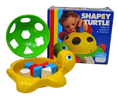 VTG Floating Shapey Turtle Baby Shape Sorter Puzzle Learning Sensory Bathtub Toy