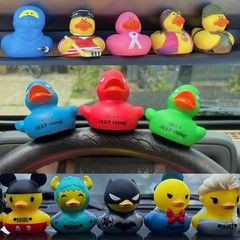 10Pcs Duck Plug – Rubber Mount,Flock Locker 0.97in*0.98in, Black