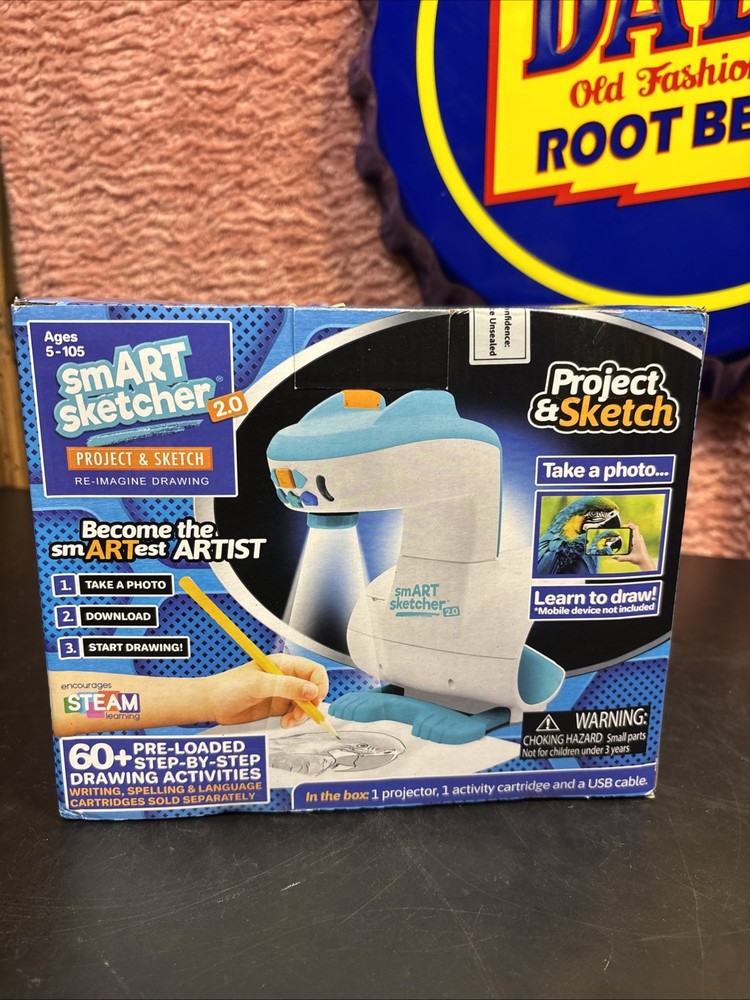 Flycatcher Smart Sketcher 2.0, Teal & White