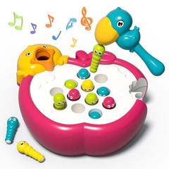 Magnetic Bird Feeding Game Woodpecker Worm Toy Montessori Fine Motor Skills