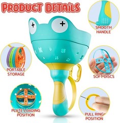 Manual Flying Disc Catching Game – Engaging Outdoor Activity for Kids 4-8