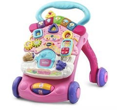 VTech Stroll & Discover Activity Walker – Pink with Accessories, Baby and Toddle