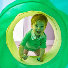 Lovevery The Play Tunnel Organic Cotton Toddler Crawl Play Tube Toy