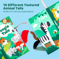 Touch & Feel Crinkle Cloth Baby Book – Early Learning 0–18M