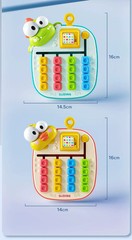 Montessori Color Matching Puzzle Toy | Fine Motor Skills Sliding Logic Game