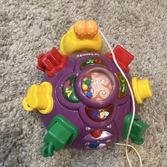 VTech Pull Along Turtle Activity Toy, Alphabet Theme, Multicolor, Motor Skills