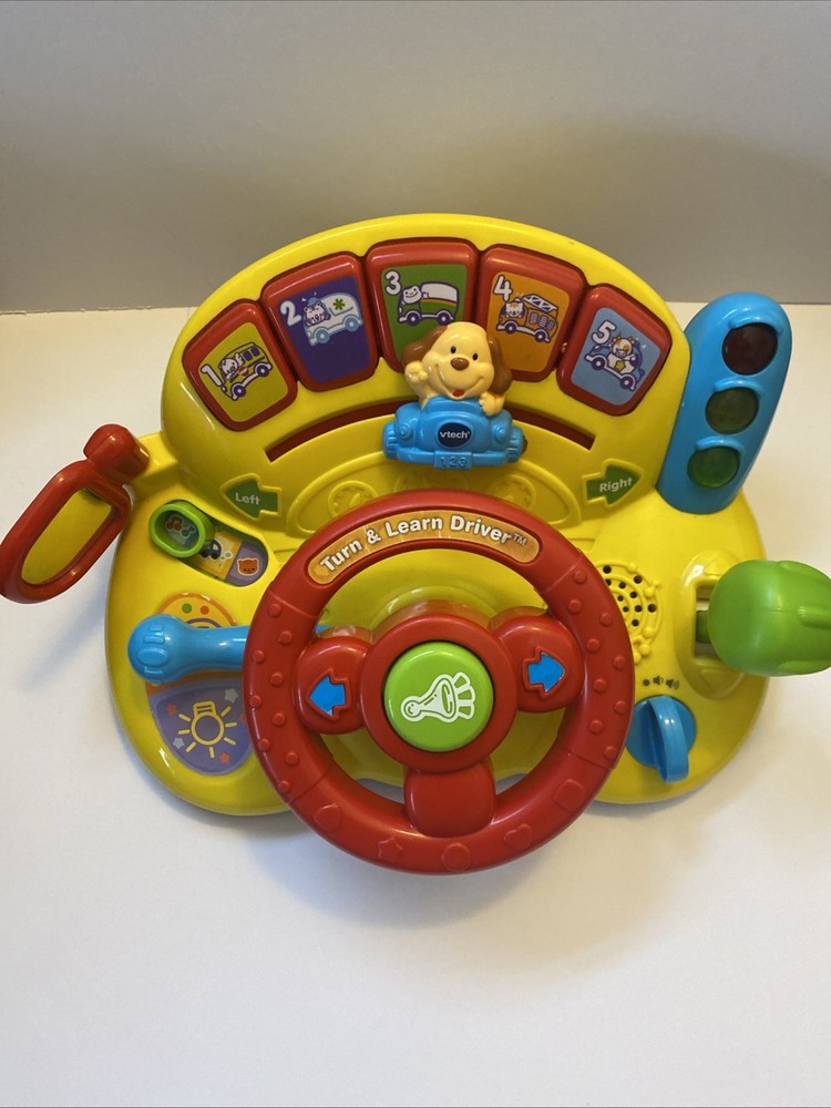 VTech Turn and Learn Driver Kids Educational Toy Sound Music Ages 0-5