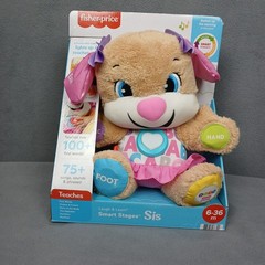 Fisher-Price FDF22 Laugh & Learn Smart Stages Sis Plush Toy 75+ Sound & Phrases