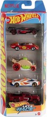 Hot Wheels Let’s Race 5-Pack 1:64 Die-Cast Cars Netflix Series Toy