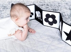 High Contrast Soft Book Black & White 0-6 Months Baby Newborn Infant NEW