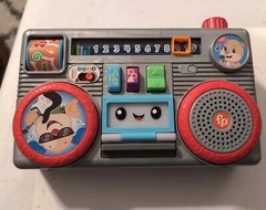 Fisher-Price Laugh And Learn Busy Boombox Lights, Sounds And Songs 6-36 Months