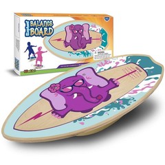 Wood Balance Board 19″x9″ for Toddlers Ages 3-8 – Encourages Gross Motor Skills