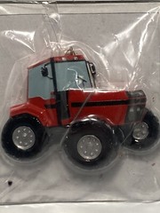 Lowe’s Tractor Ornaments Hanging Holiday living play model # W0302 Red