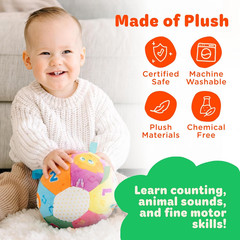 , Interactive Baby Ball with 30+ Sounds & Songs | Toys for 1 Year Old Boys & Gir