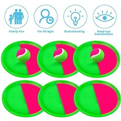 Toss and Catch Ball Set for Kids Ages 4-8 – Green Outdoor Toys
