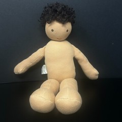 LOVEVERY Plush Doll Waldorf Montessori Gender Neutral Organic Cotton Toy Quinn