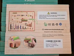 Magnetic Color and Number Maze,Montessori Wooden Color Matching Multicolor