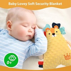 Security Blanket Soft Unisex Lovie Baby Gifts for Newborn Snuggle Toy Animal Toy