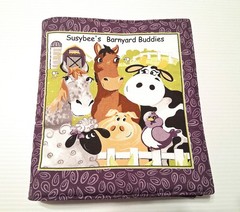 ‘Susybee’s Barnyard Buddies’ Soft, Washable, Cloth Book for Baby / Toddler