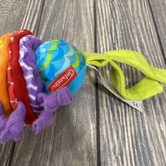 Infantino Pull Down Green Multicolor Caterpillar Music Playing Ring Toy Baby