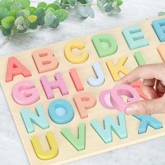 ABC Knob & Pegged Puzzle for Toddlers – Hand-Eye Coordination Learning Toy