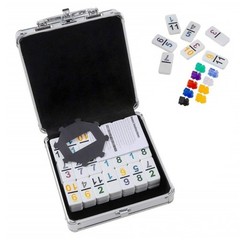Unbreakable Dominoes Block Compacts Storage Case Educational Toddler Activity